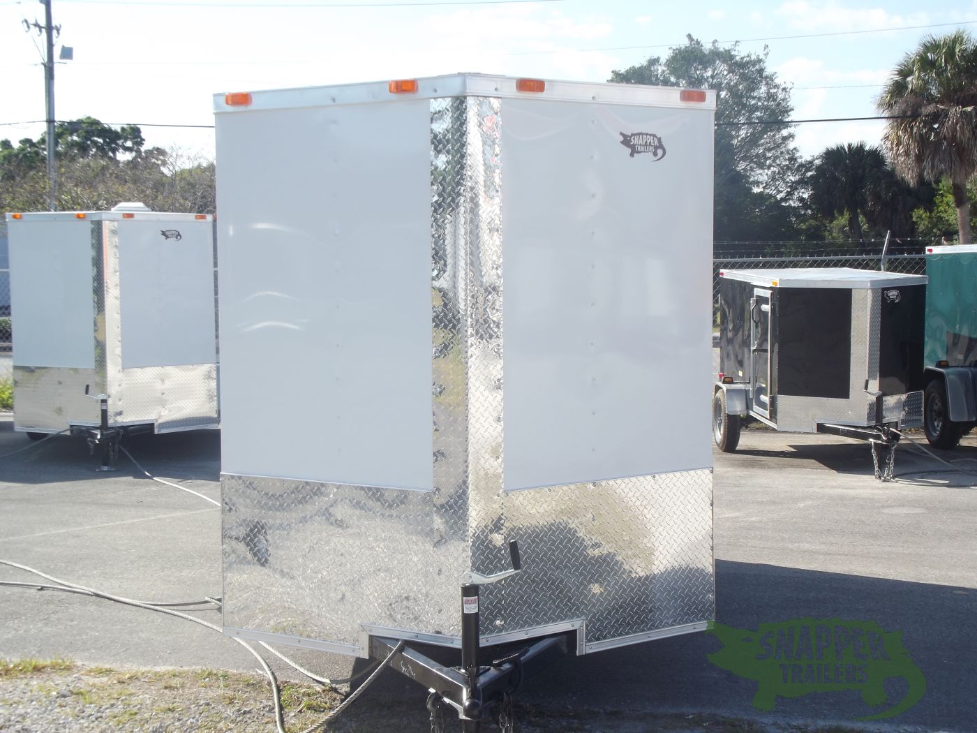 Freedom Trailers 6x12 SA Trailer - White, Ramp, Side Door, Extra Height - Image 13