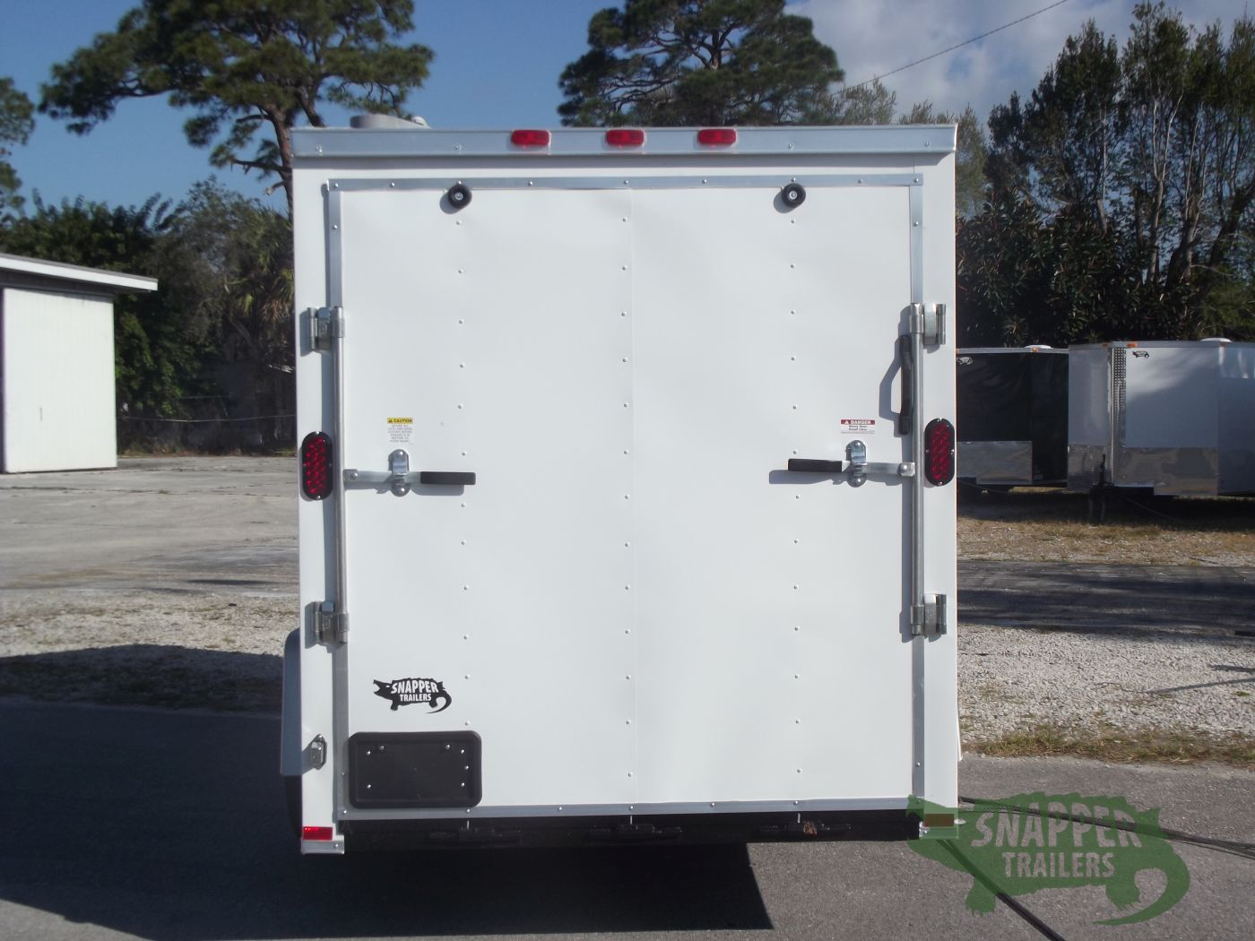 Freedom Trailers 6x12 SA Trailer - White, Ramp, Side Door, Extra Height - Image 7