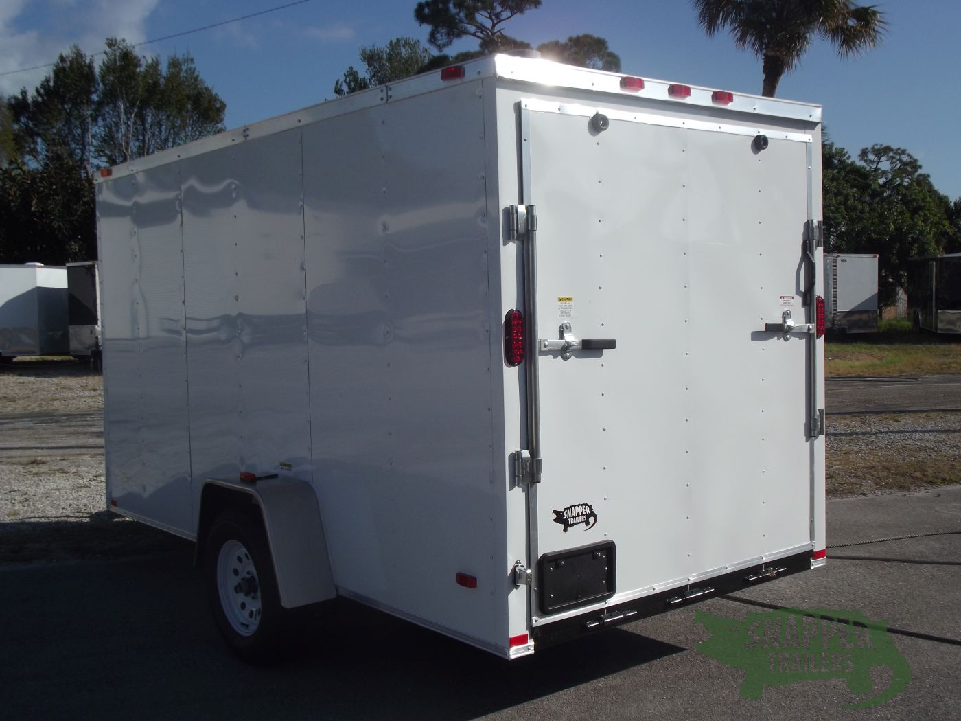 Freedom Trailers 6x12 SA Trailer - White, Ramp, Side Door, Extra Height - Image 5