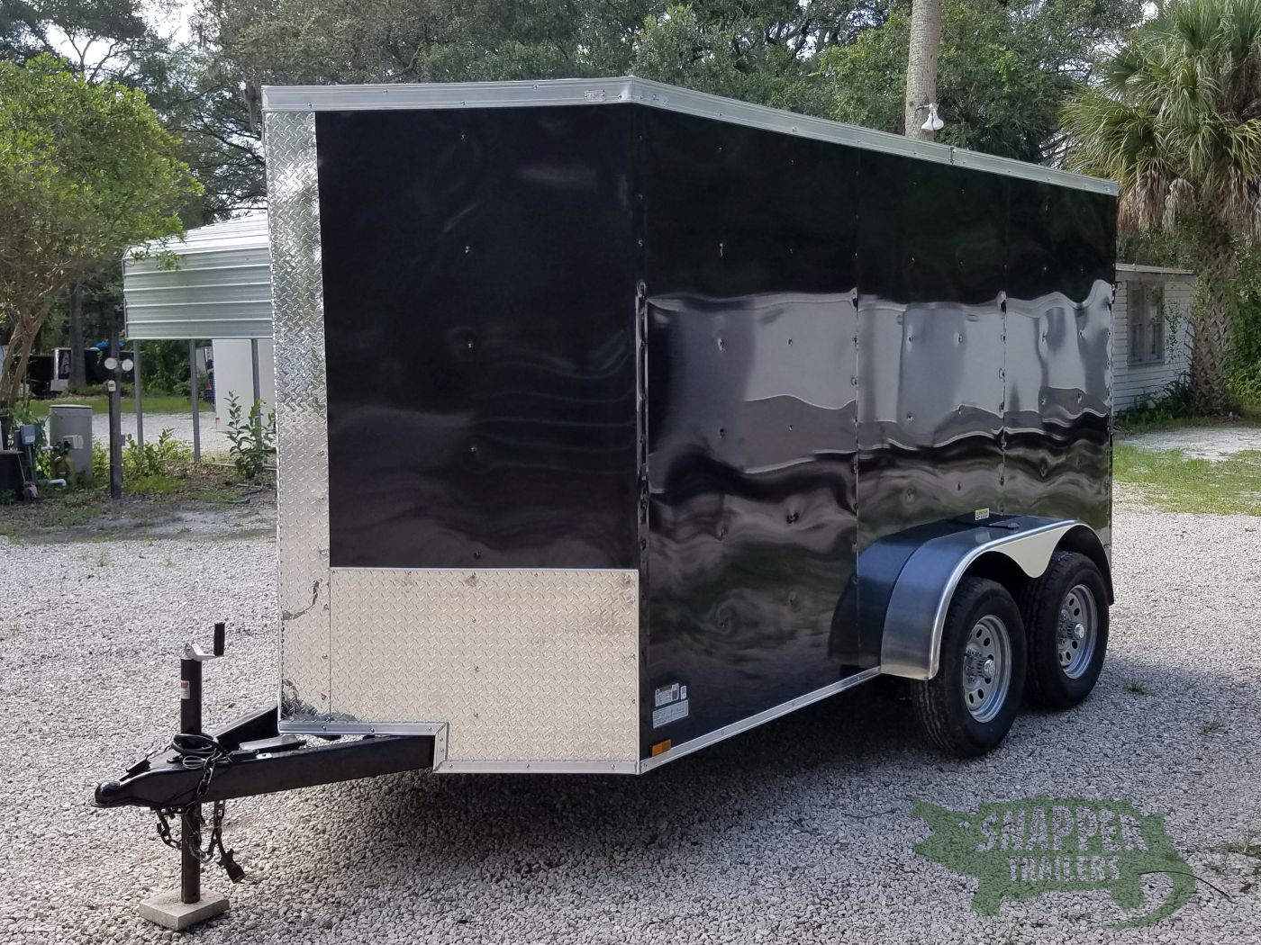 Quality Cargo 6x12 TA Trailer - Black, Ramp, Side Door, Extra Height - Image 3