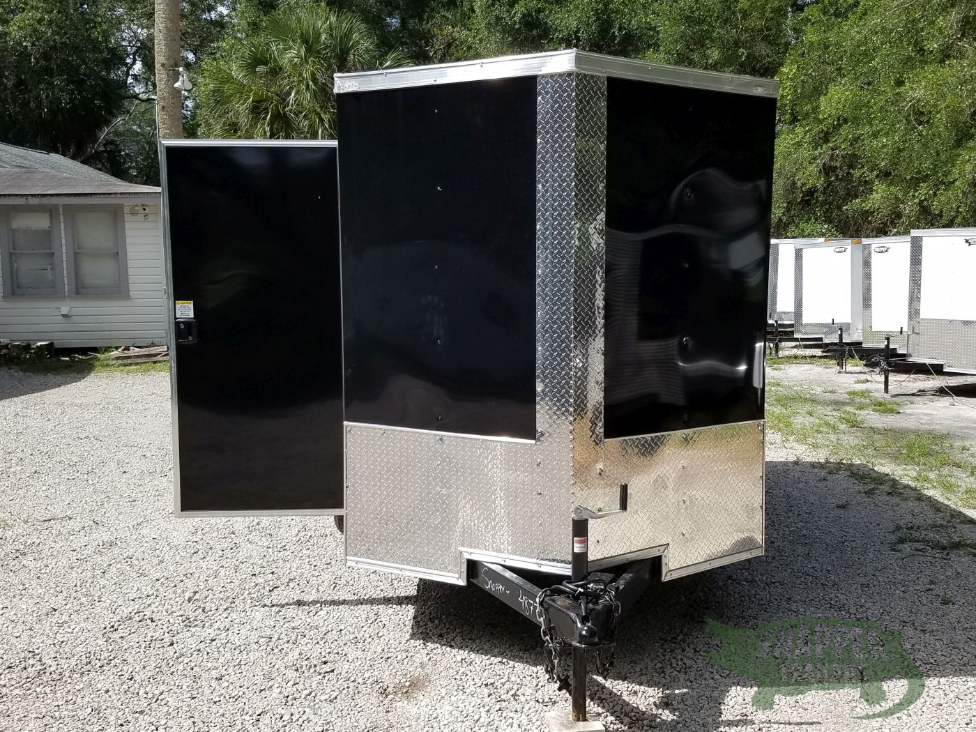 Quality Cargo 6x12 TA Trailer - Black, Ramp, Side Door, Extra Height - Image 15