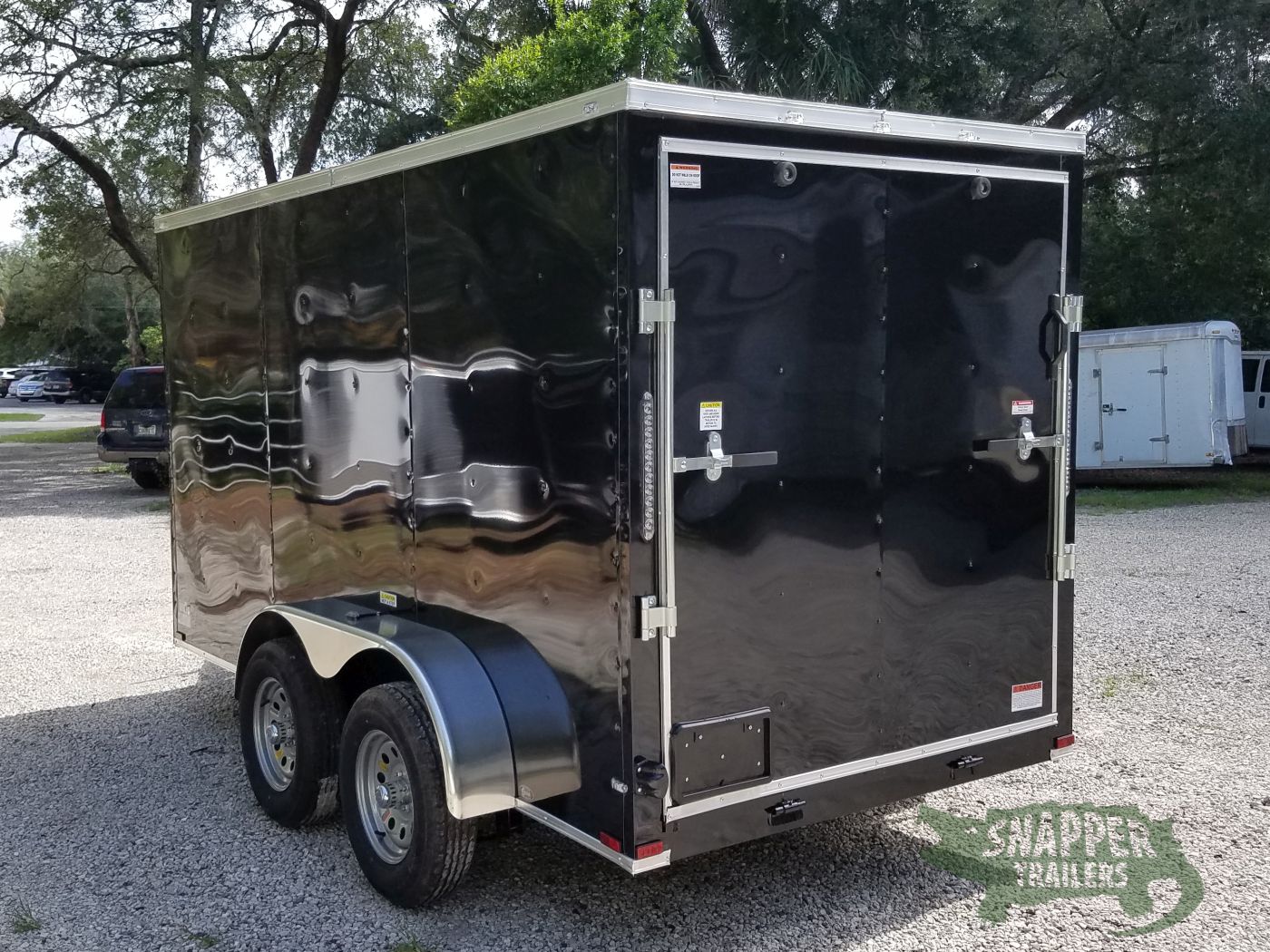 Quality Cargo 6x12 TA Trailer - Black, Ramp, Side Door, Extra Height - Image 7