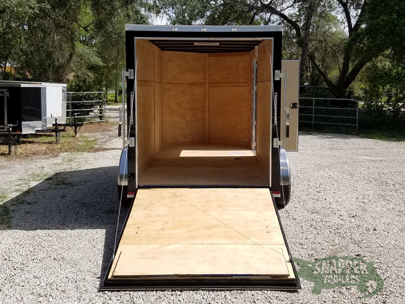 Quality Cargo 6x12 TA Trailer - Black, Ramp, Side Door, Extra Height - Image 8