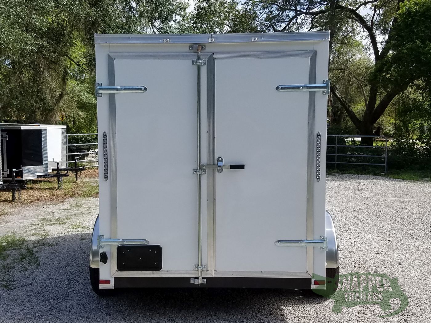 Quality Cargo 6x12 TA Trailer - White, Double Doors, Side Door, Extra Height - Image 9