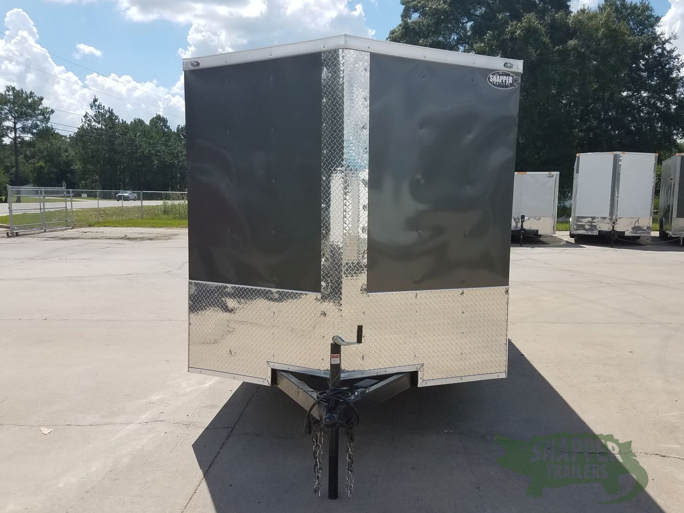 Quality Cargo 7x14 TA Trailer - Charcoal Grey, Ramp, Side Door, Extra Height - Image 11