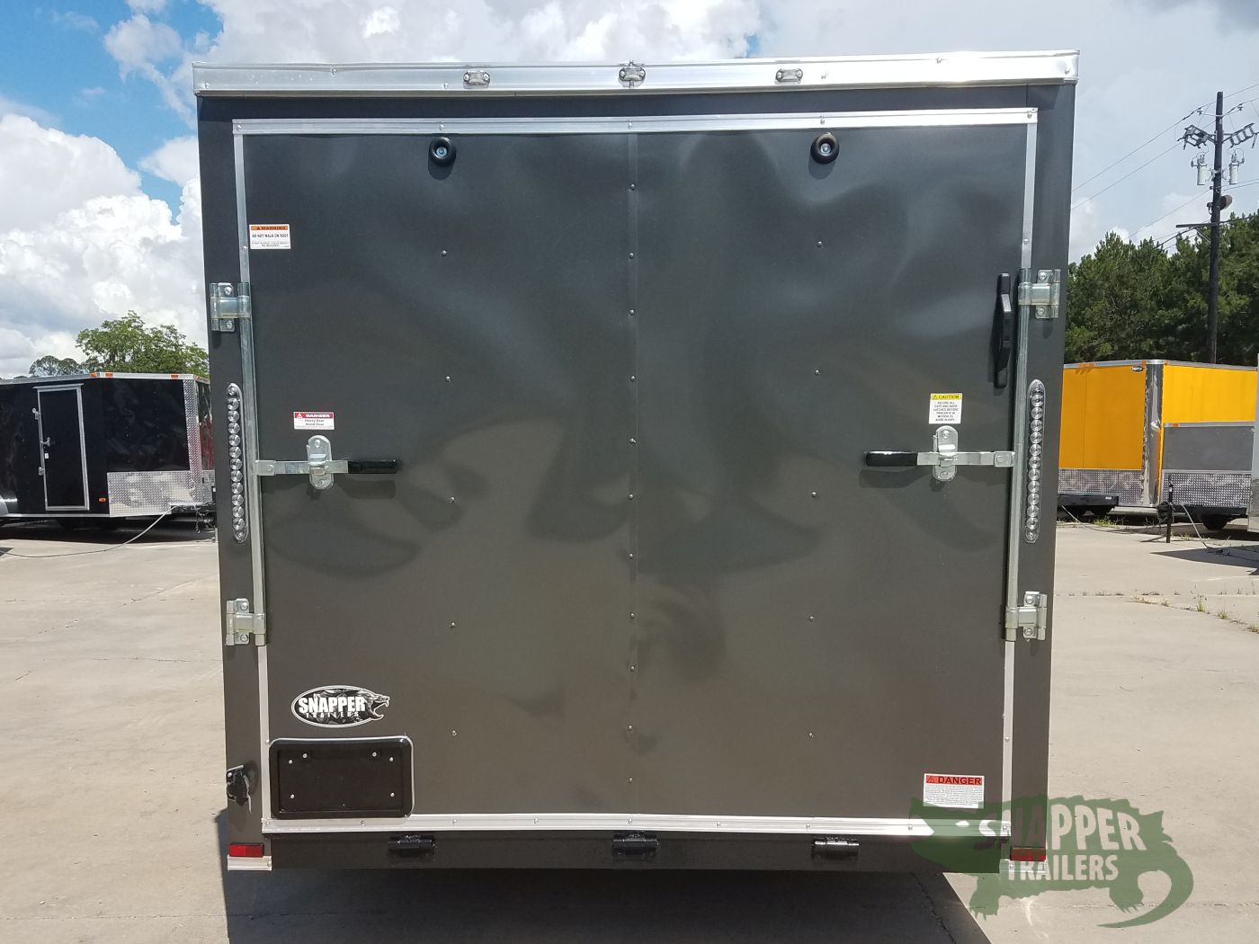 Quality Cargo 7x14 TA Trailer - Charcoal Grey, Ramp, Side Door, Extra Height - Image 6