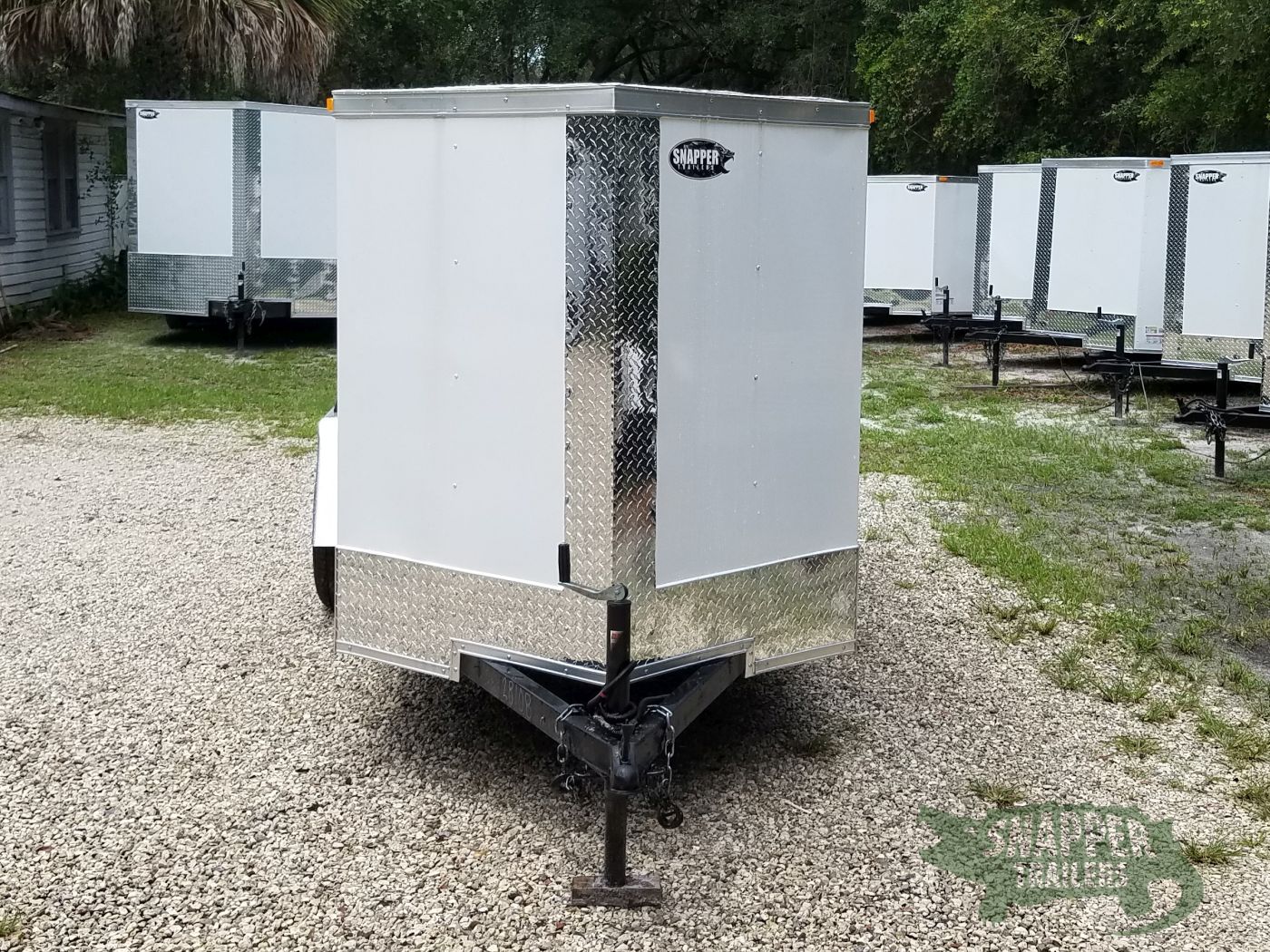 South Georgia Cargo 5x10 SA Trailer - White, Double Doors, No Side Door - Image 14
