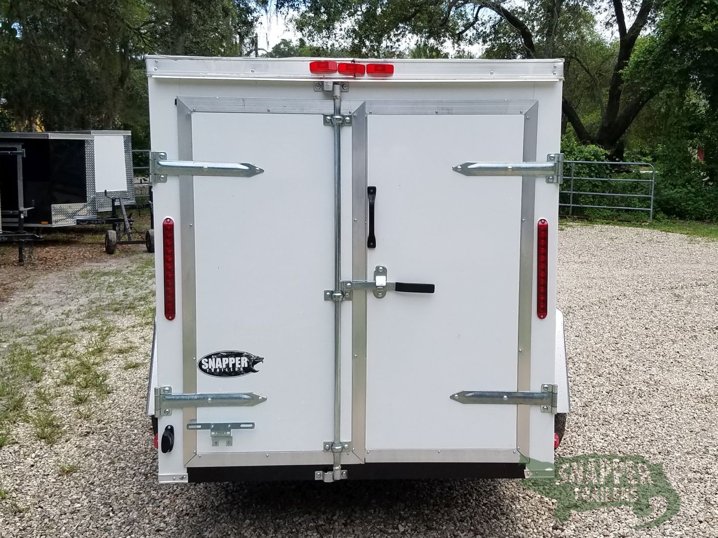 South Georgia Cargo 5x10 SA Trailer - White, Double Doors, No Side Door - Image 9