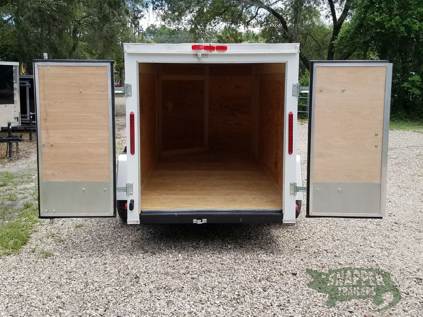 South Georgia Cargo 5x10 SA Trailer - White, Double Doors, No Side Door - Image 8
