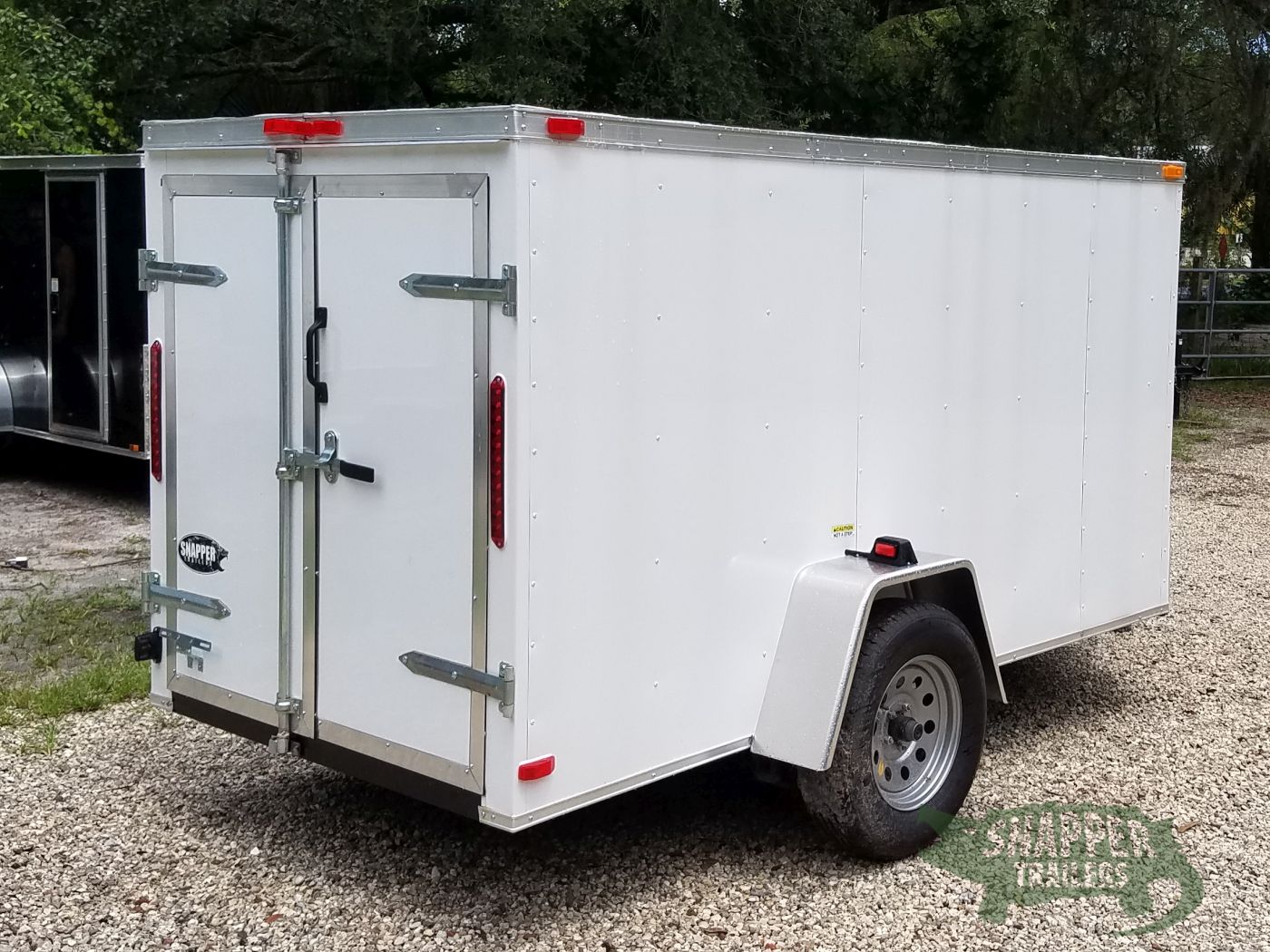 South Georgia Cargo 5x10 SA Trailer - White, Double Doors, No Side Door - Image 11