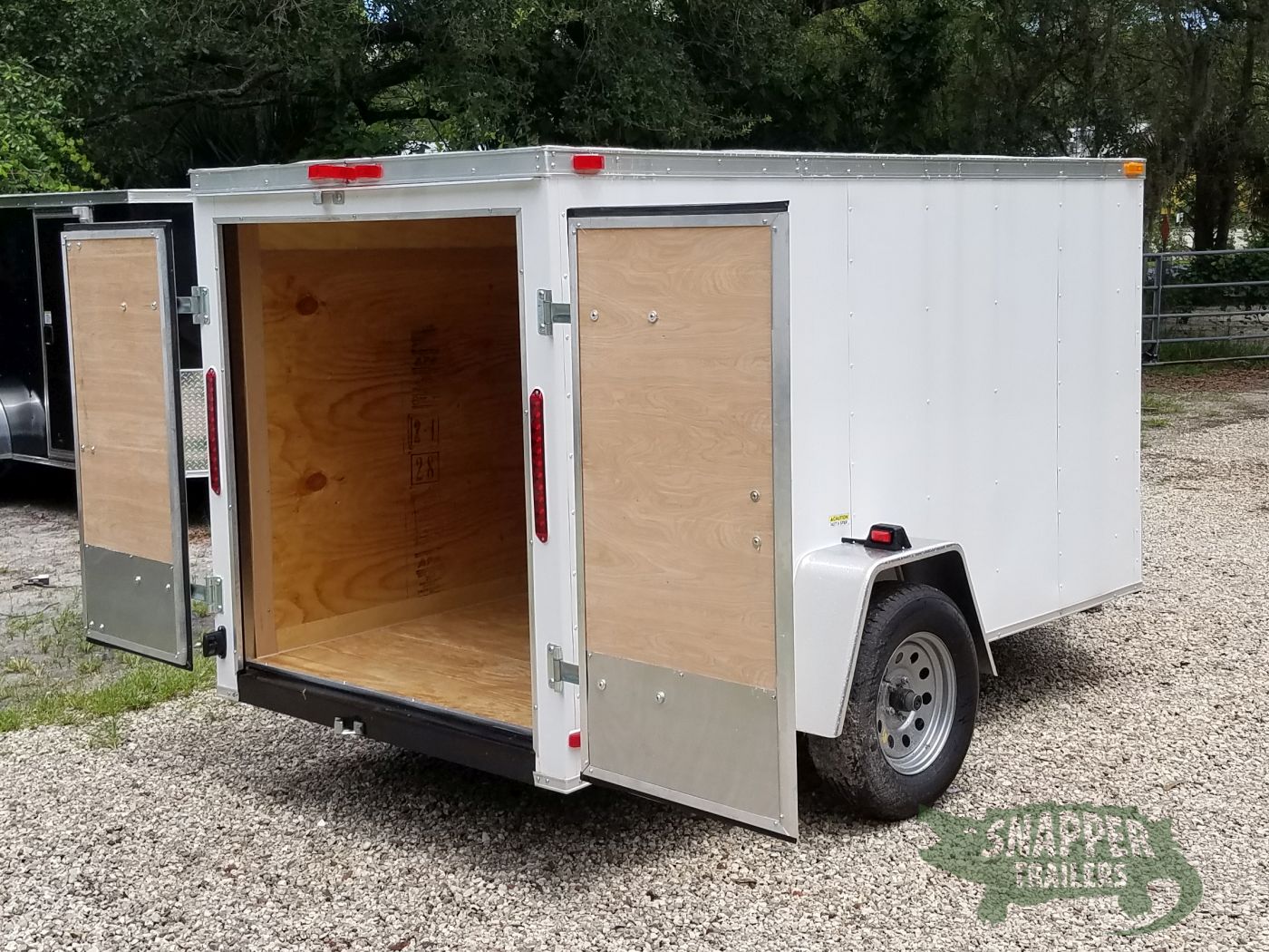 South Georgia Cargo 5x10 SA Trailer - White, Double Doors, No Side Door - Image 10