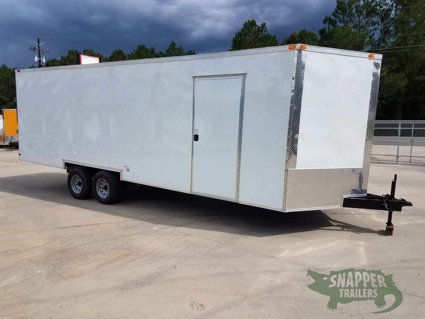 South Georgia Cargo 8.5x24 TA Trailer - White, Ramp, Side Door, 5K Axles, Options - Image 10