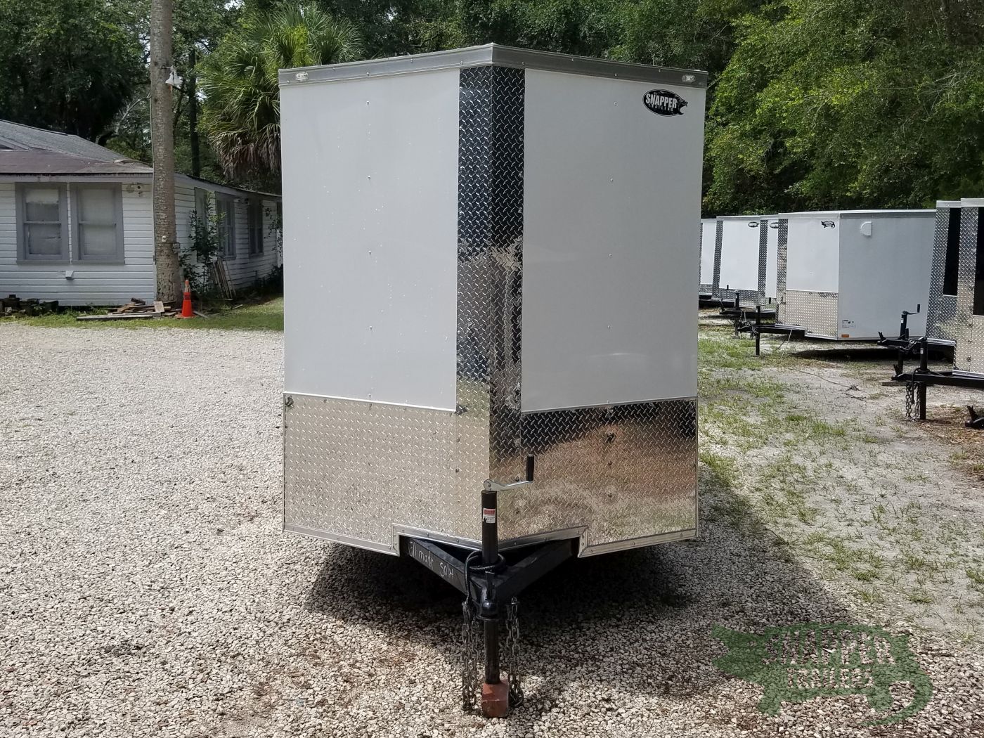 Quality Cargo 6x10 SA Trailer - White, Ramp, Side Door, Extra Height, Window, D-Rings - Image 17