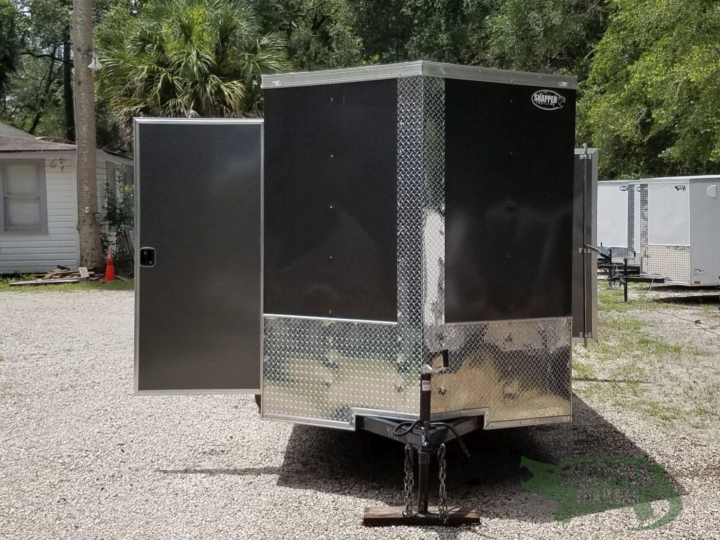 Quality Cargo 6x12 SA Trailer - White, Double Doors, Side Door, Extra Height - Image 15