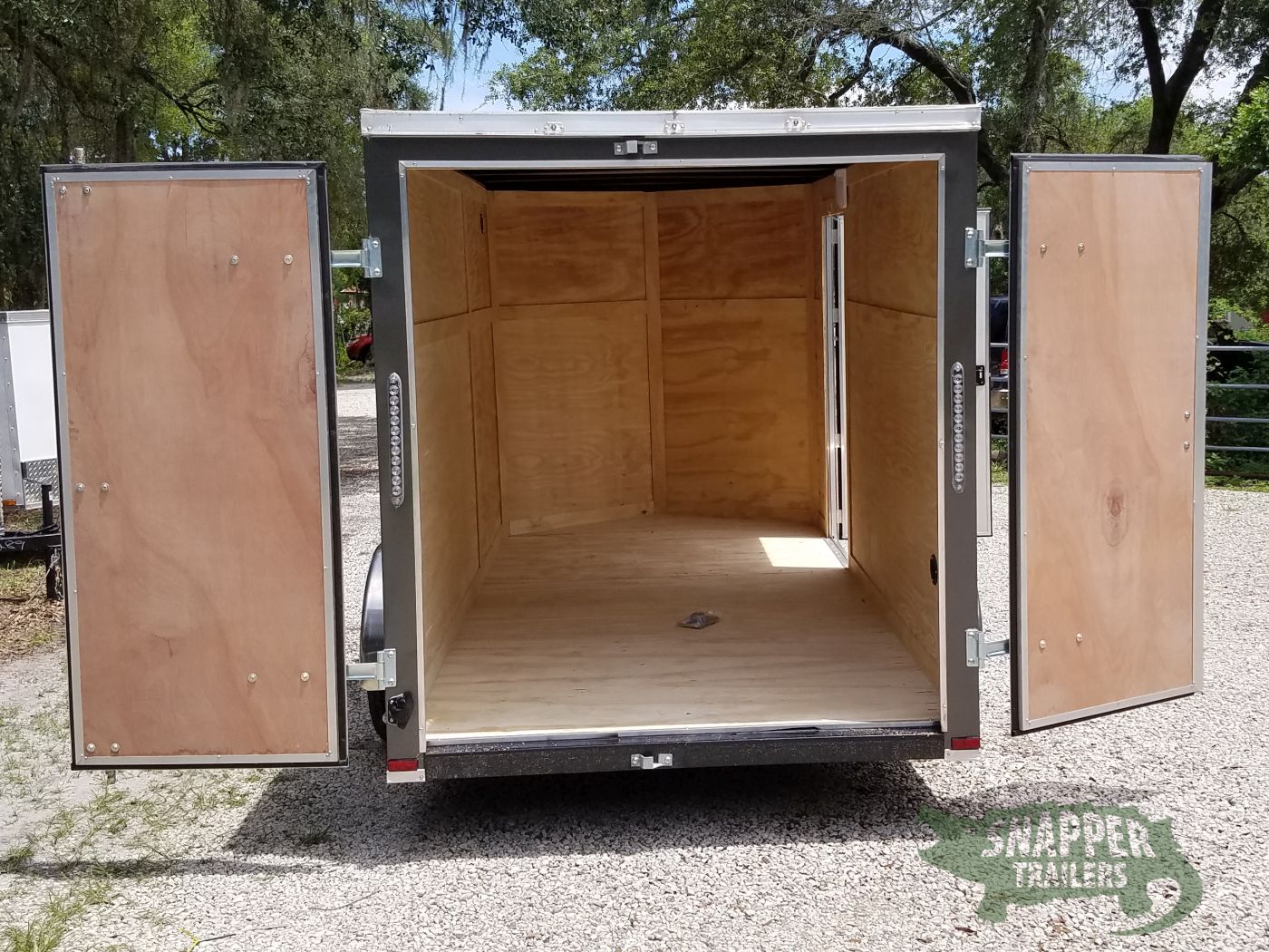 Quality Cargo 6x12 SA Trailer - White, Double Doors, Side Door, Extra Height - Image 8