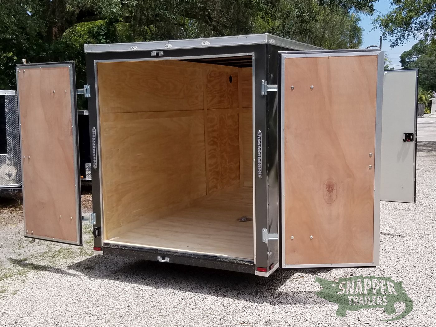 Quality Cargo 6x12 SA Trailer - White, Double Doors, Side Door, Extra Height - Image 10