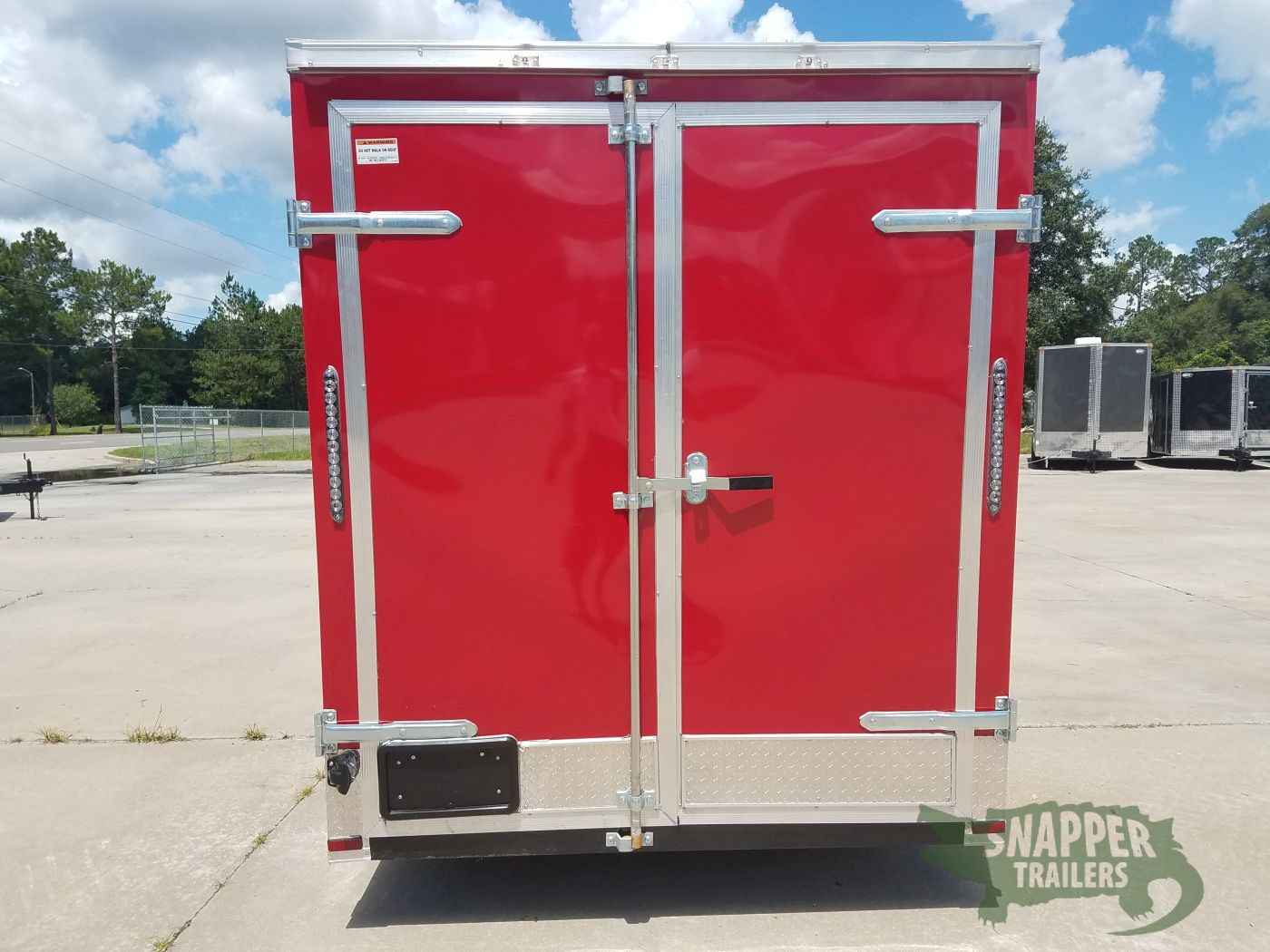 Quality Cargo 6x12 SA Trailer - Red, Double Doors, Side Door, Extra Height, ATP Wrap - Image 6