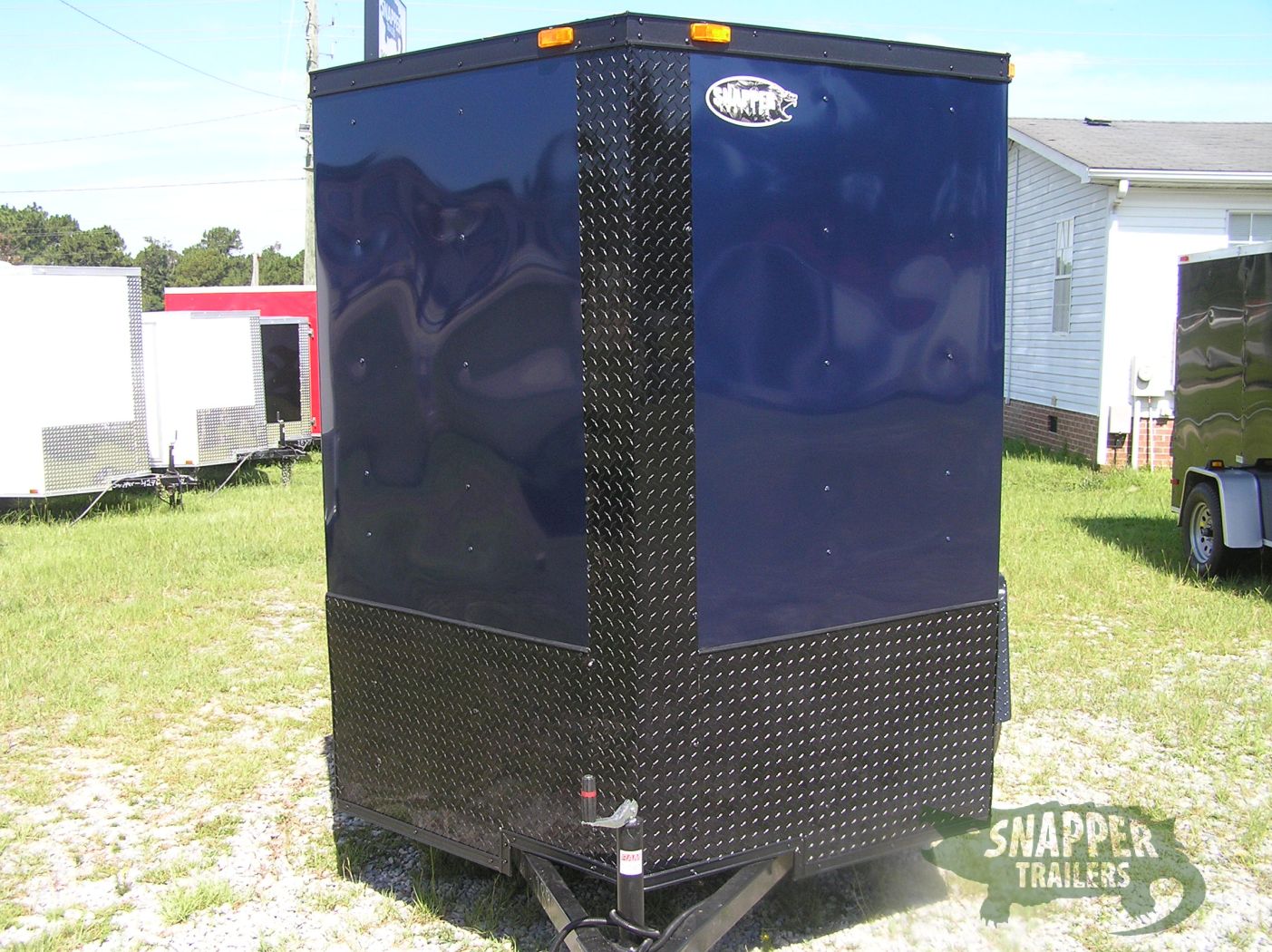 South Georgia Cargo 6x8 SA Trailer - Blue, Double Barn Doors, Side Door, Blackout Package, Extra Height, Stabilizer Jacks - Image 13
