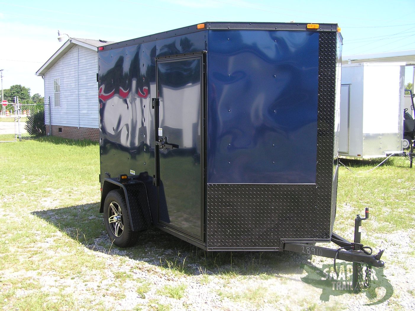 South Georgia Cargo 6x8 SA Trailer - Blue, Double Barn Doors, Side Door, Blackout Package, Extra Height, Stabilizer Jacks - Image 12