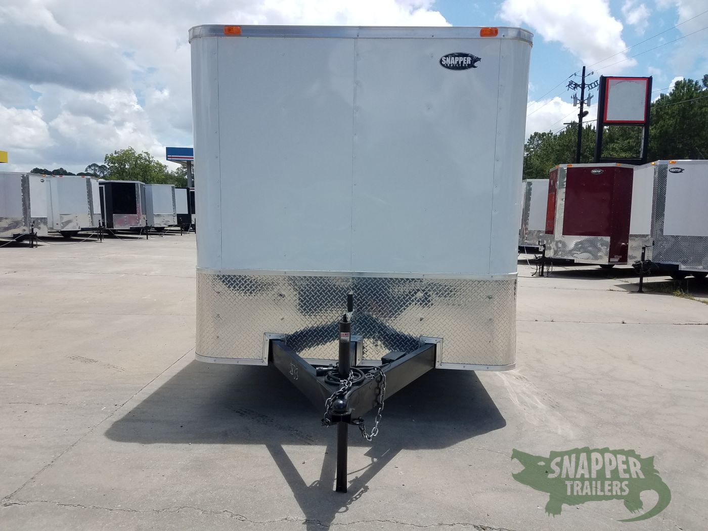 Quality Cargo 7x12 TA Trailer - White, Flat Ront, Ramp, Side Door, 5200 lbs Axles, Extra Height - Image 13