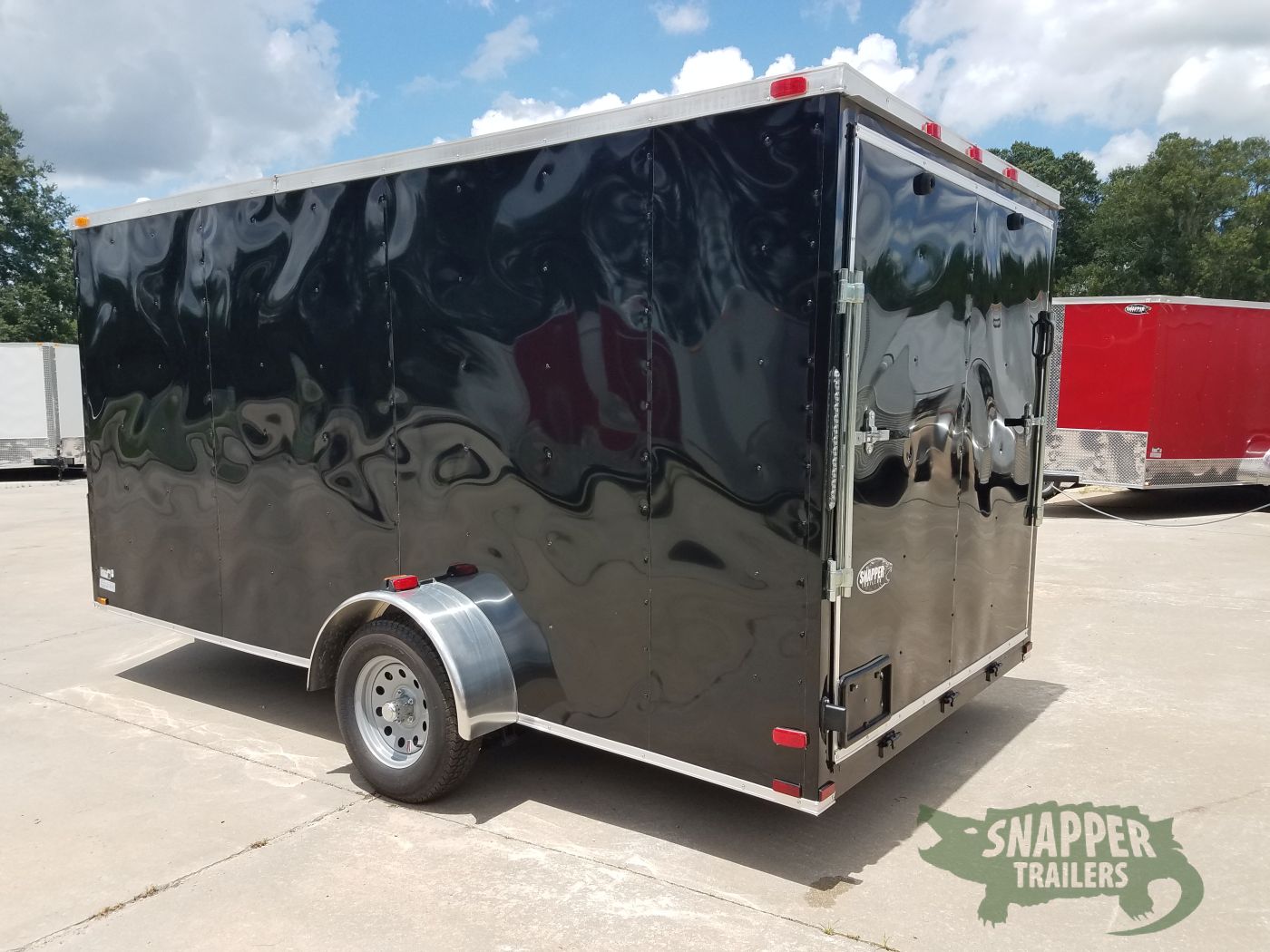 Quality Cargo 7x14 SA Trailer - Black, Ramp, Side Door, Brakes, Extra Height - Image 5