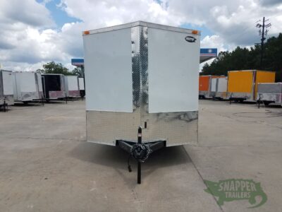 Quality Cargo 7x14 SA Trailer - White, Ramp, Side Door, Brakes, Extra Height - Image 14