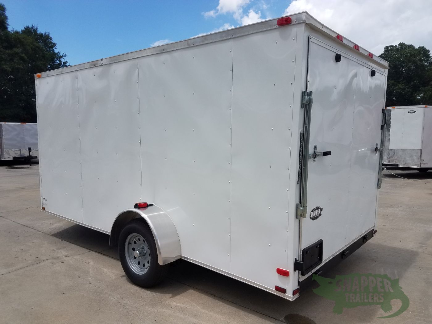 Quality Cargo 7x14 SA Trailer - White, Ramp, Side Door, Brakes, Extra Height - Image 5