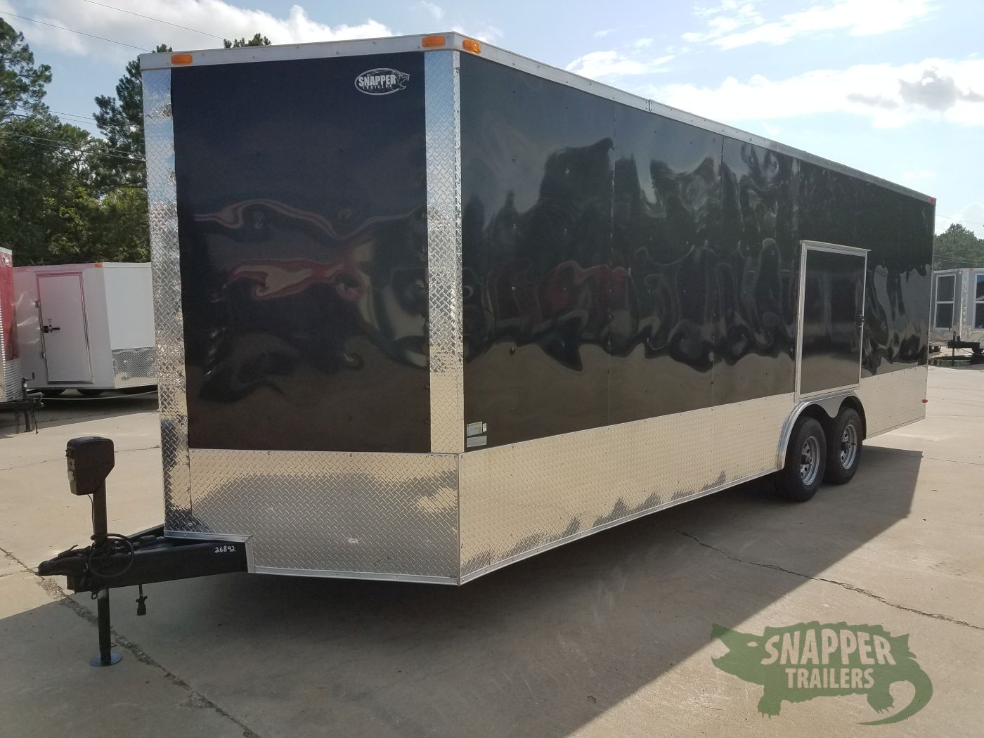South Georgia Cargo 8.5x24 TA Trailer - Black, Ramp, Side Door, 5K Axles, Extra Height, Customizations - Image 2