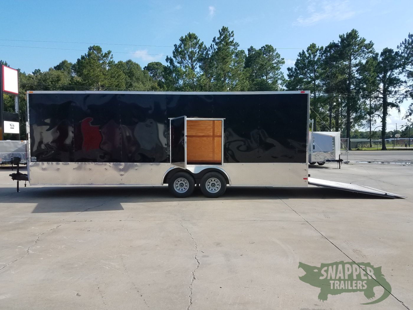 South Georgia Cargo 8.5x24 TA Trailer - Black, Ramp, Side Door, 5K Axles, Extra Height, Customizations - Image 3