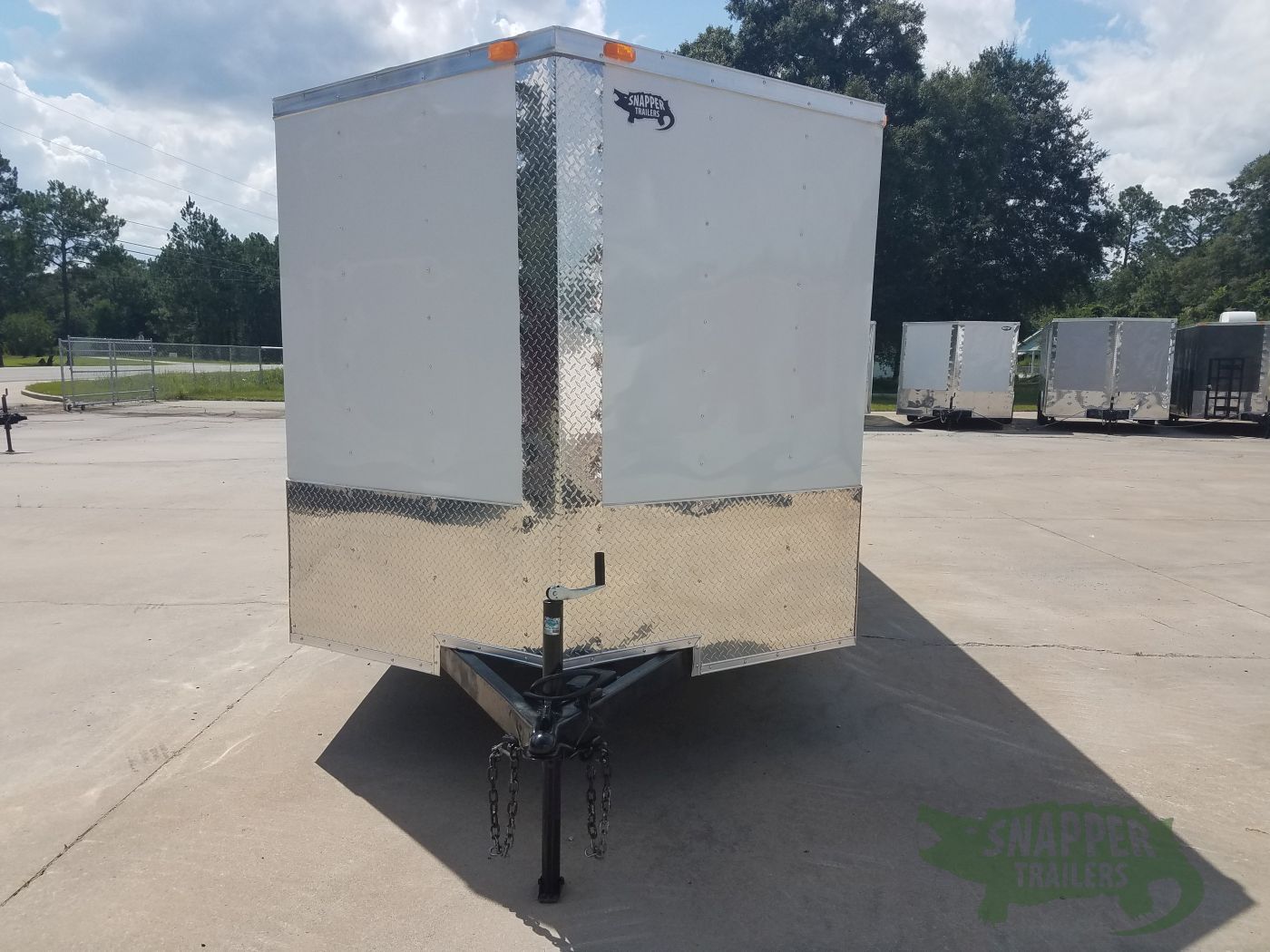 South Georgia Cargo 7x16 TA Trailer - White, Double Barn Doors, Side Door, Luan Ceiling, Insultated Walls and Ceiling - Image 14