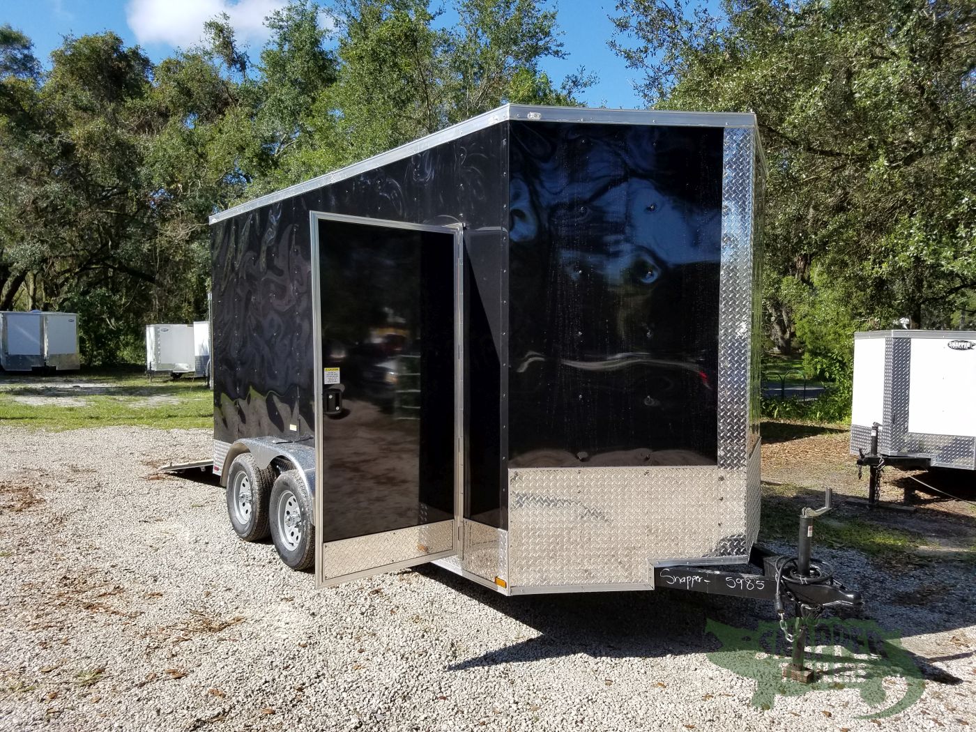 Quality Cargo 7x14 TA Trailer - Black, Ramp, Side Door, Extra Height - Image 10