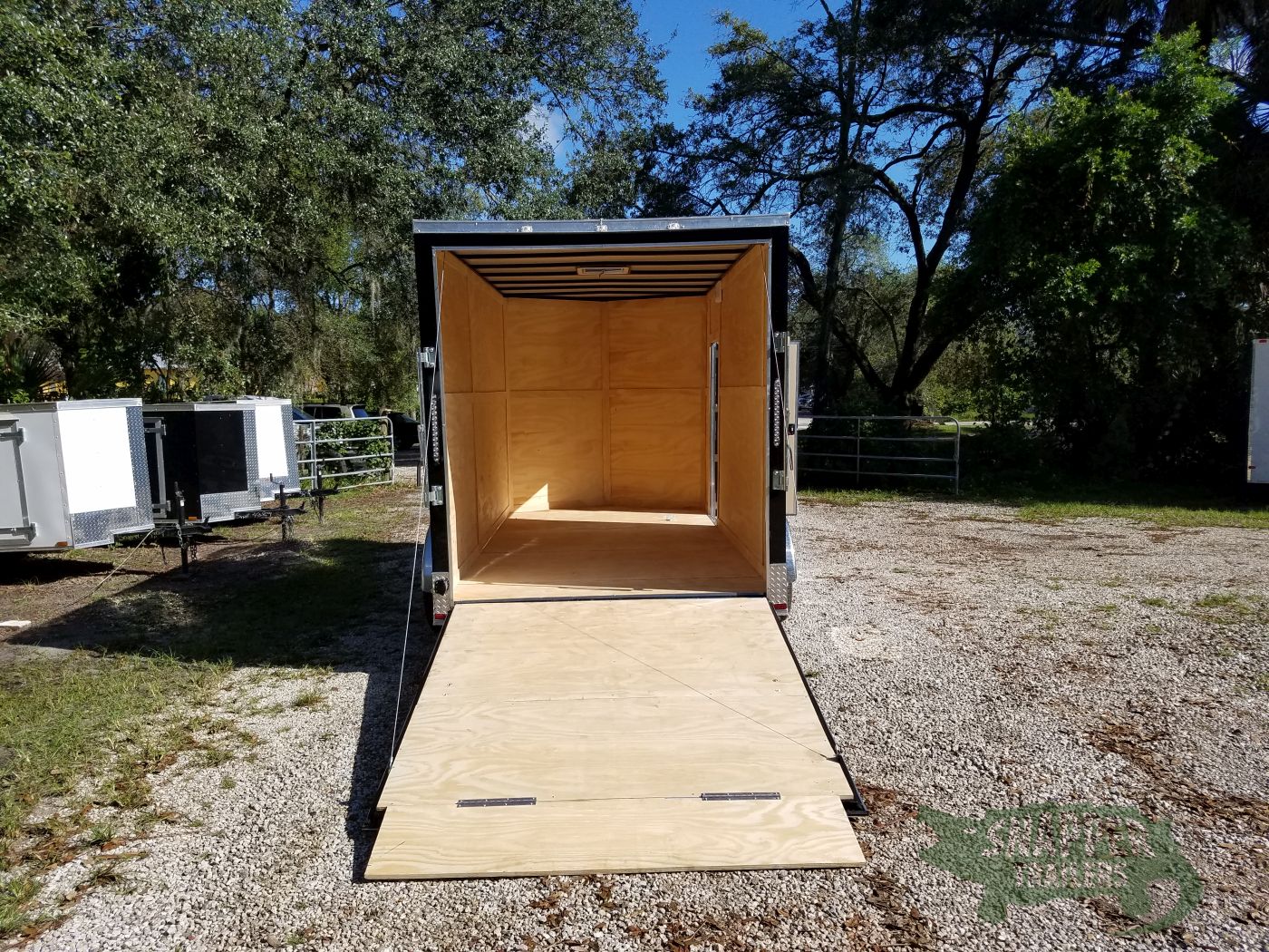 Quality Cargo 7x14 TA Trailer - Black, Ramp, Side Door, Extra Height - Image 4