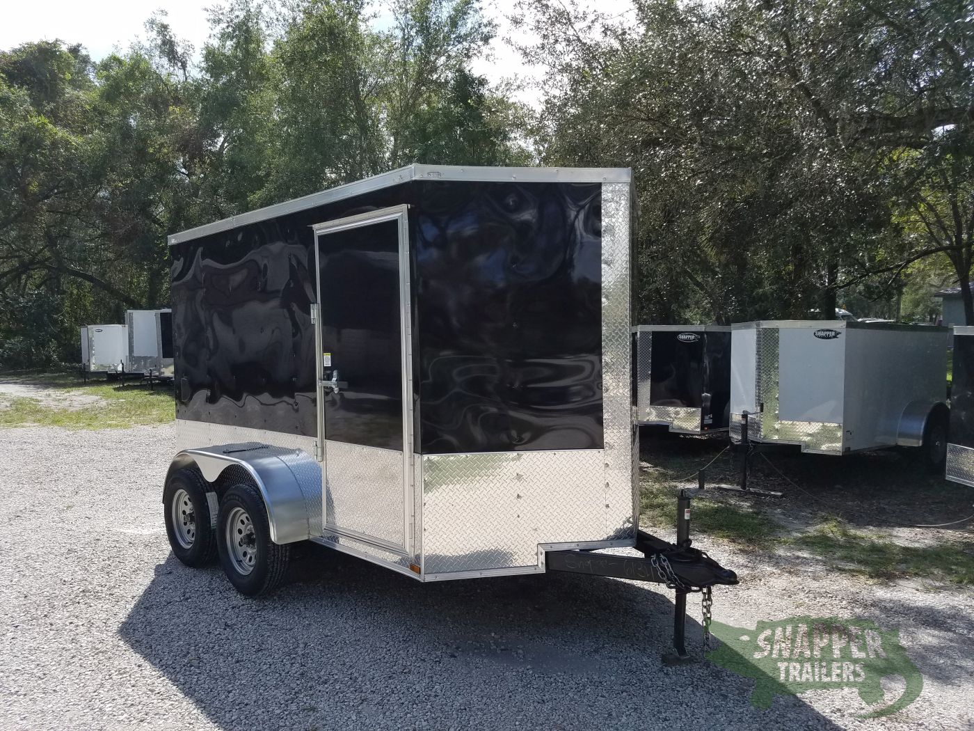 Quality Cargo 6x10 TA Trailer - Black, Ramp, Side Door, Extra Height - Image 13