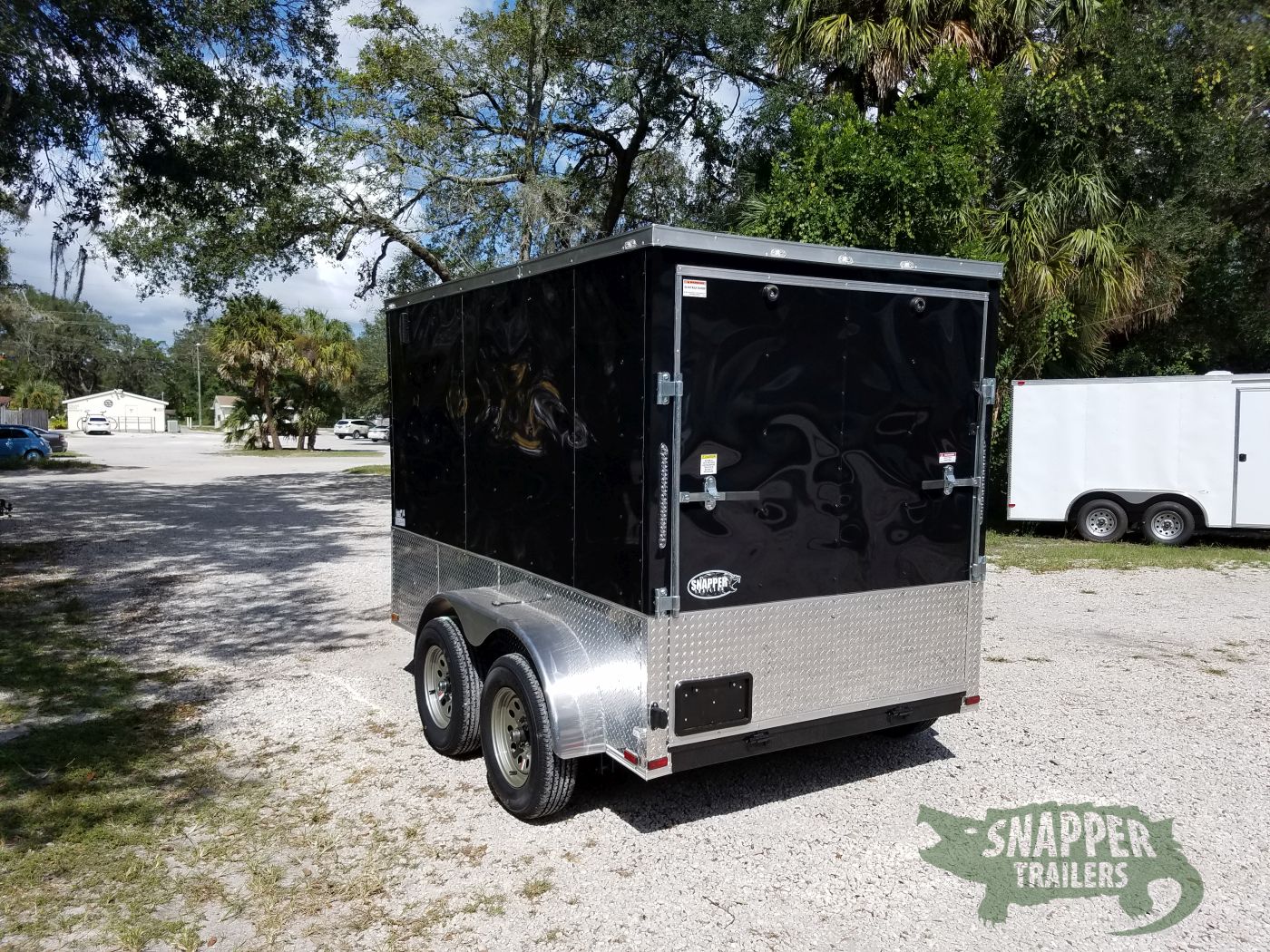 Quality Cargo 6x10 TA Trailer - Black, Ramp, Side Door, Extra Height - Image 4