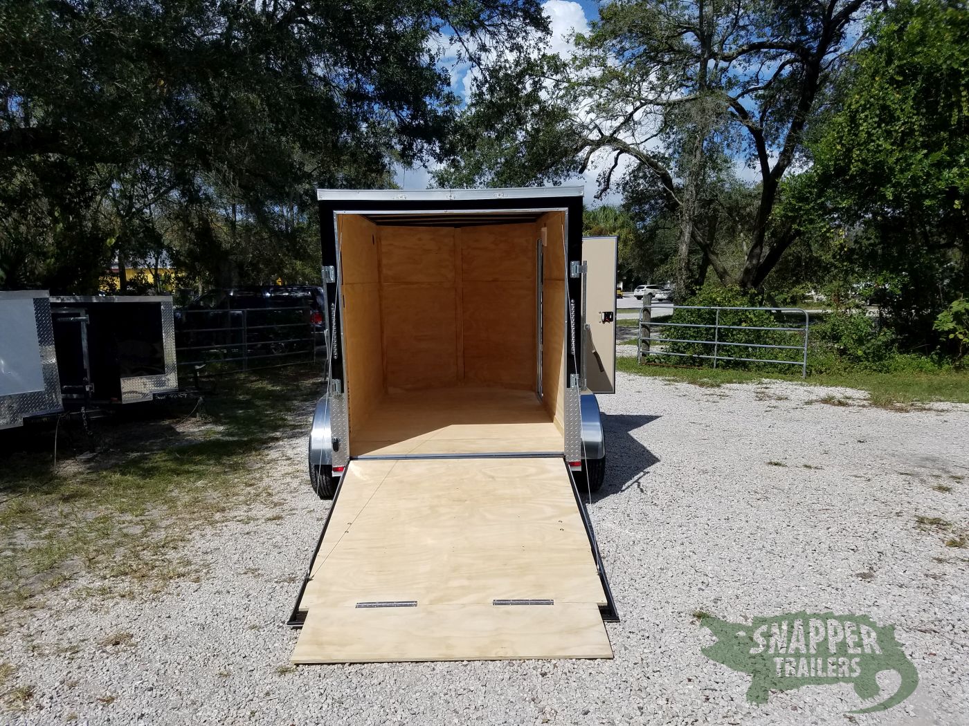 Quality Cargo 6x10 TA Trailer - Black, Ramp, Side Door, Extra Height - Image 5