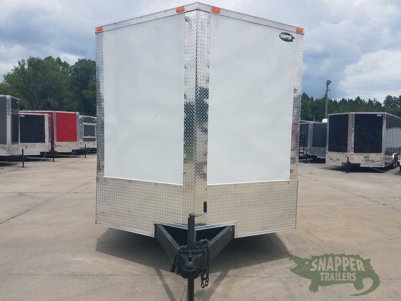 South Georgia Cargo 8.5x24 TA Trailer - White, Ramp, Extra Height, E-Track, Extended Tongue, Additional Options - Image 10