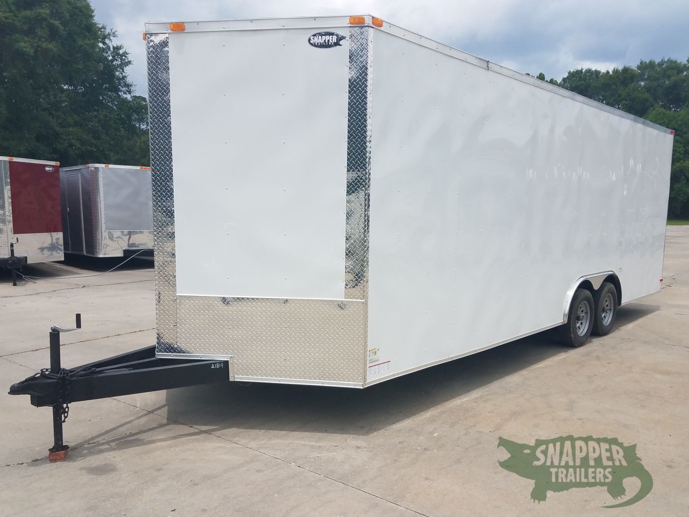 South Georgia Cargo 8.5x24 TA Trailer - White, Ramp, Extra Height, E-Track, Extended Tongue, Additional Options - Image 2