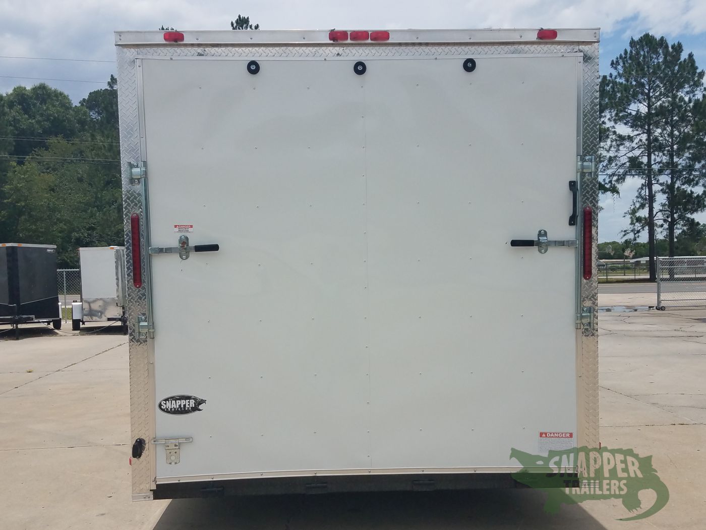 South Georgia Cargo 8.5x24 TA Trailer - White, Ramp, Extra Height, E-Track, Extended Tongue, Additional Options - Image 6