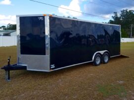 Alternative view of Quality Cargo 8.5x20 TA Trailer - Black, Ramp, 5K Axles, Electrical, Additional Options