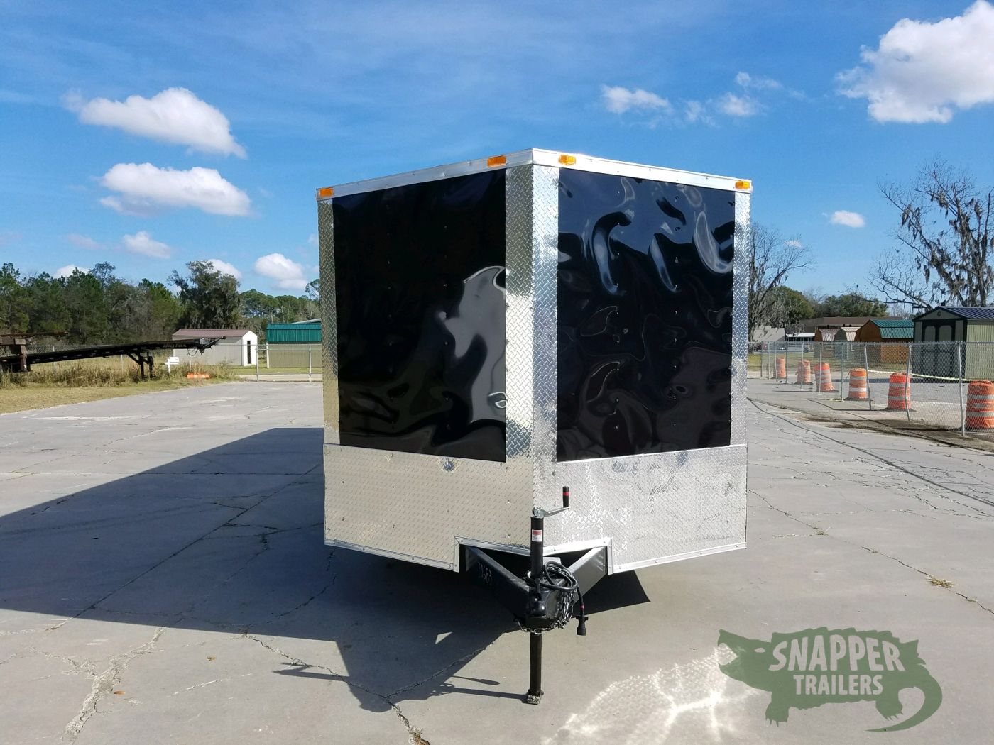 South Georgia Cargo 8.5x32 TA Trailer - Black, Ramp, Side Door, D-Rings - Image 6