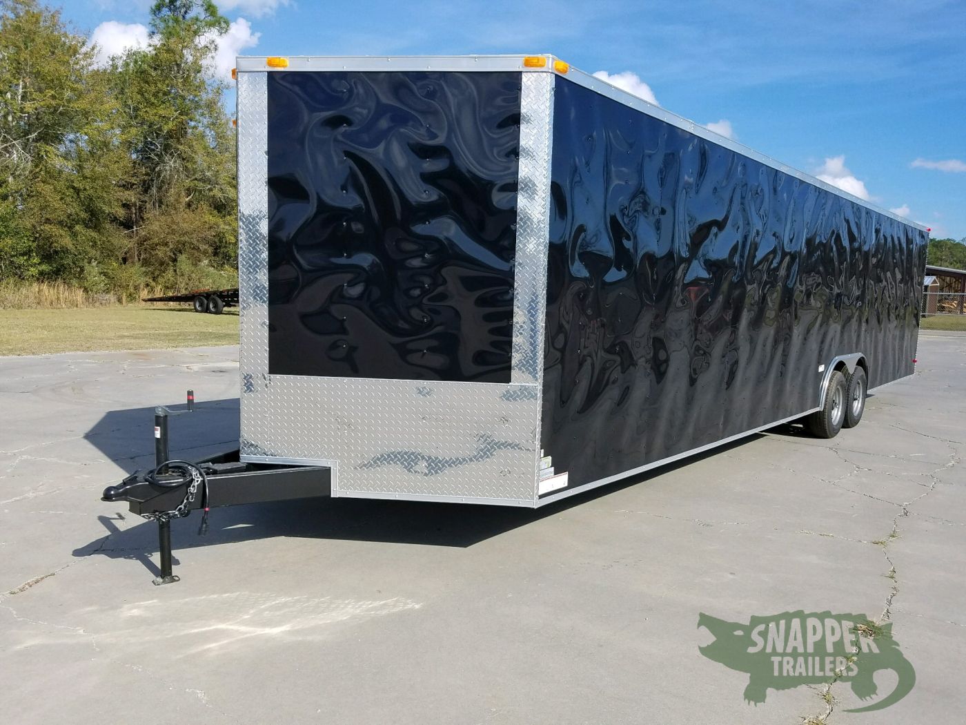 South Georgia Cargo 8.5x32 TA Trailer - Black, Ramp, Side Door, D-Rings - Image 5