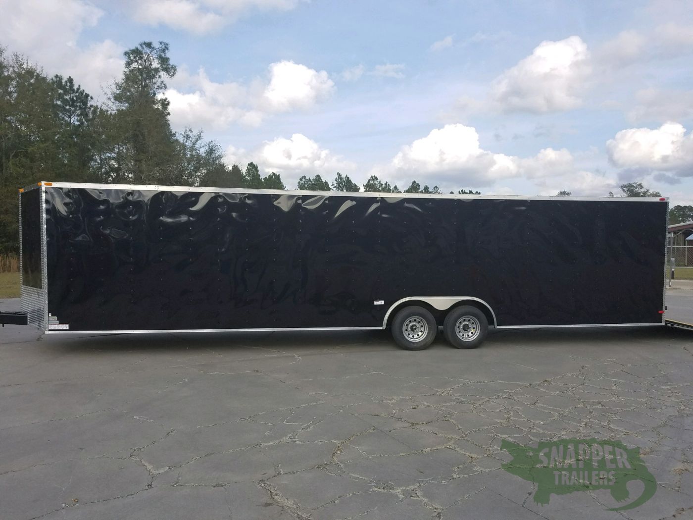South Georgia Cargo 8.5x32 TA Trailer - Black, Ramp, Side Door, D-Rings - Image 15