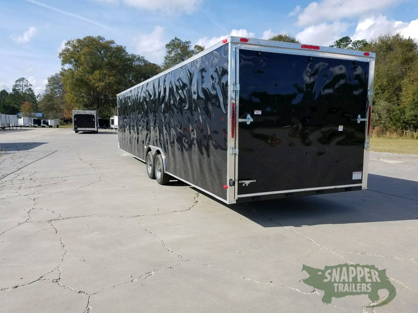 South Georgia Cargo 8.5x32 TA Trailer - Black, Ramp, Side Door, D-Rings - Image 13