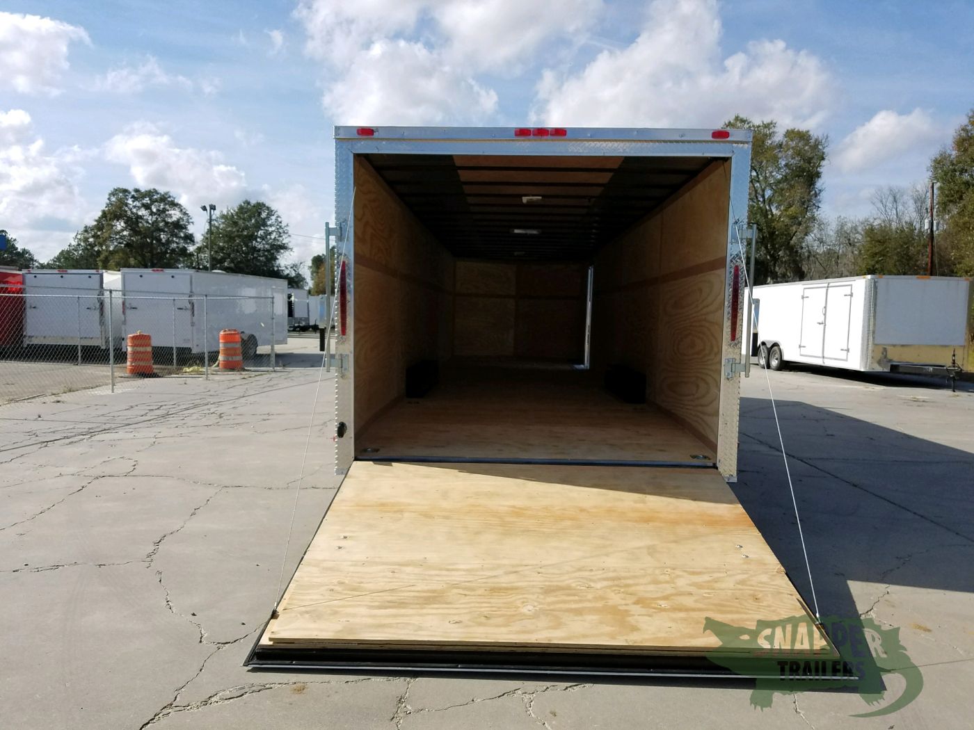 South Georgia Cargo 8.5x32 TA Trailer - Black, Ramp, Side Door, D-Rings - Image 11