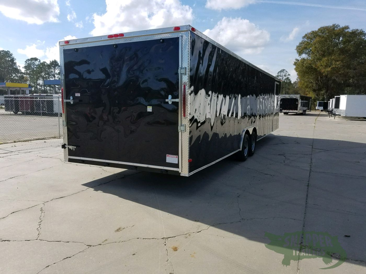 South Georgia Cargo 8.5x32 TA Trailer - Black, Ramp, Side Door, D-Rings - Image 10
