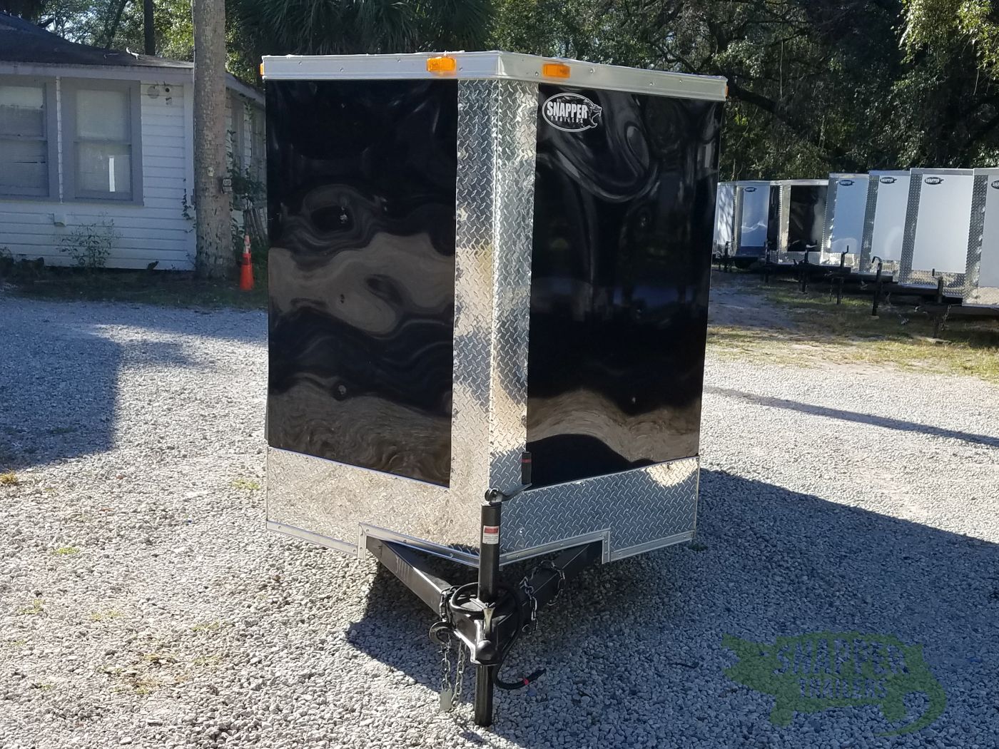 South Georgia Cargo 5x10 SA Trailer - Black, Double Doors, Side Door - Image 17