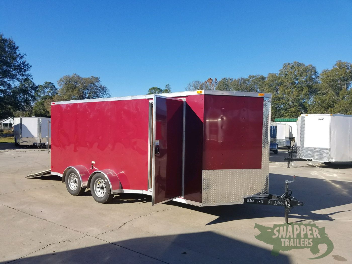 South Georgia Cargo 7x16 TA Trailer - Brandywine, Ramp, Side Door, Split Axles - Image 10