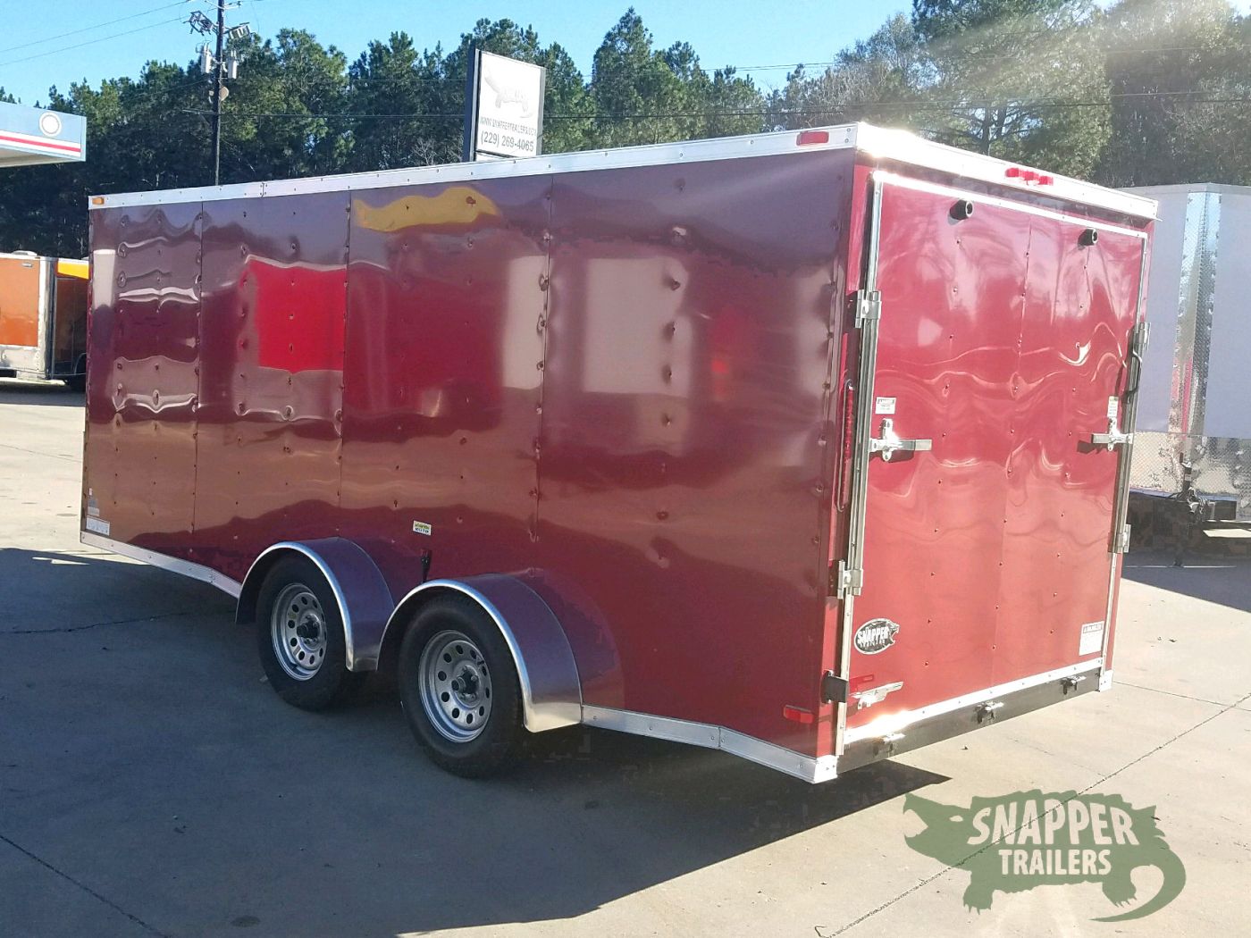 South Georgia Cargo 7x16 TA Trailer - Brandywine, Ramp, Side Door, Split Axles - Image 3