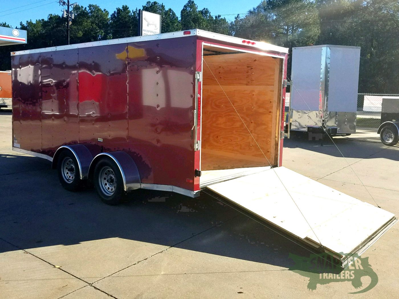 South Georgia Cargo 7x16 TA Trailer - Brandywine, Ramp, Side Door, Split Axles - Image 2