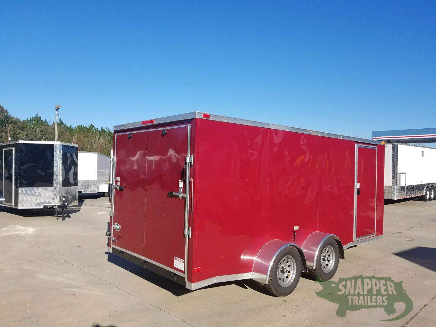South Georgia Cargo 7x16 TA Trailer - Brandywine, Ramp, Side Door, Split Axles - Image 7